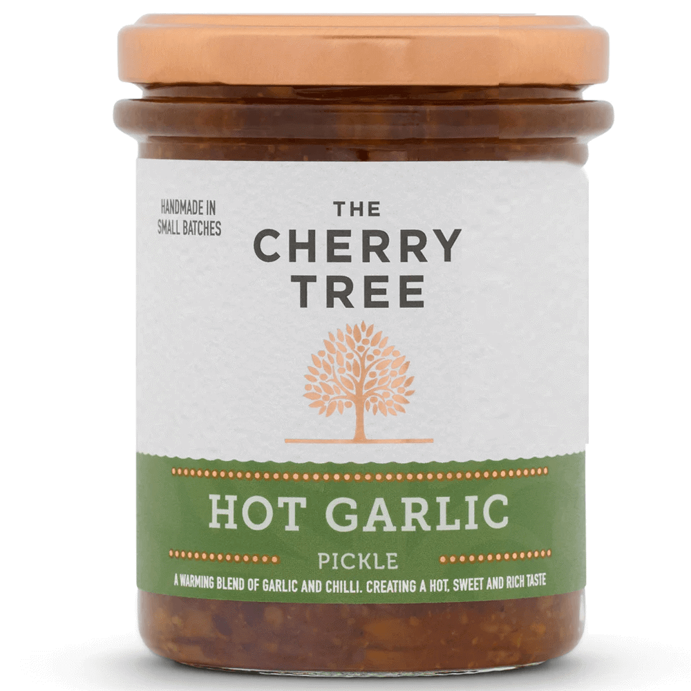 The Cherry Tree Hot Garlic Pickle 210g